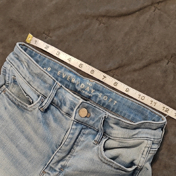 White House Black Market Embroidered Cuffed Jeans - Picture 4 of 7